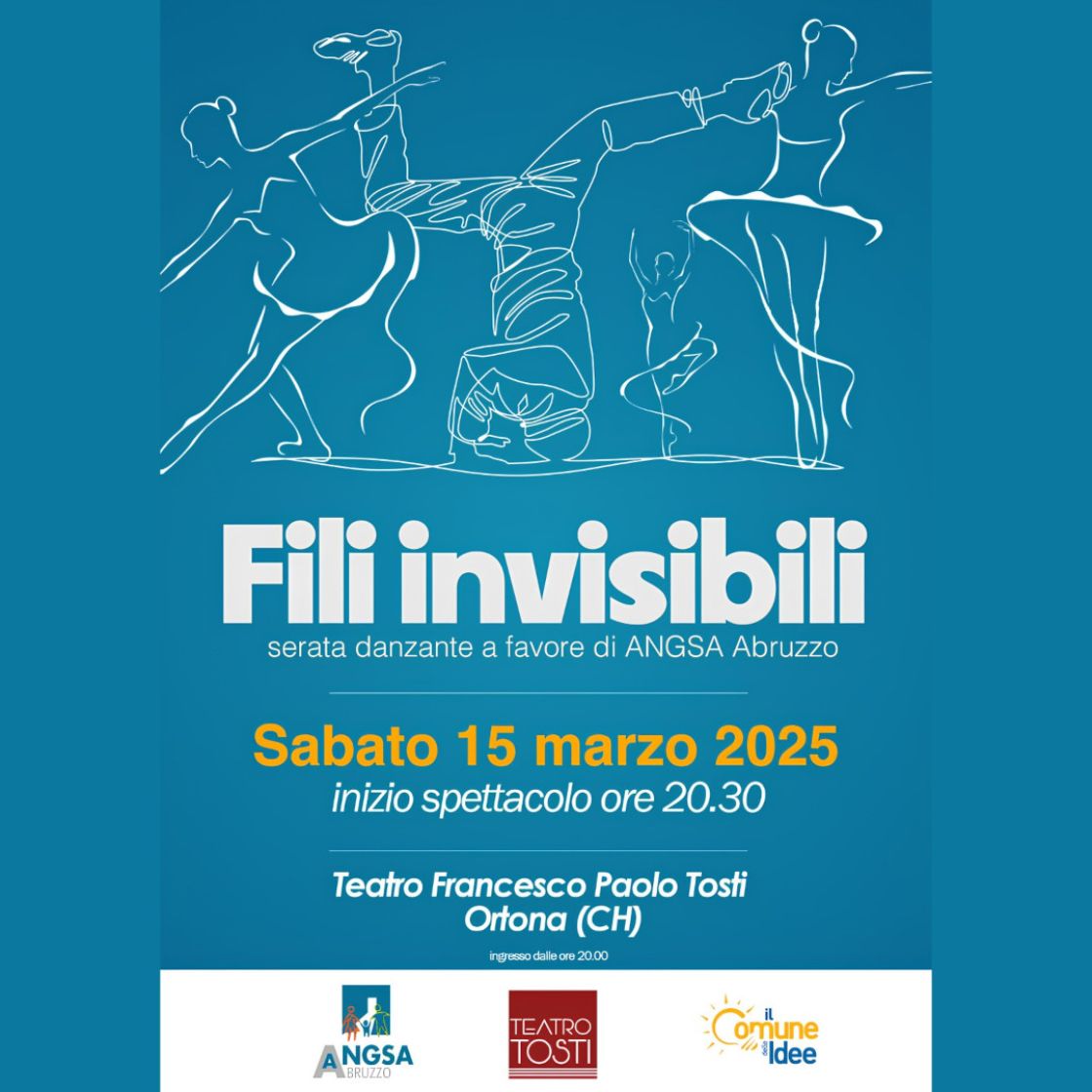 Fili invisibili - serata danzante a favore di ANGSA Abruzzo