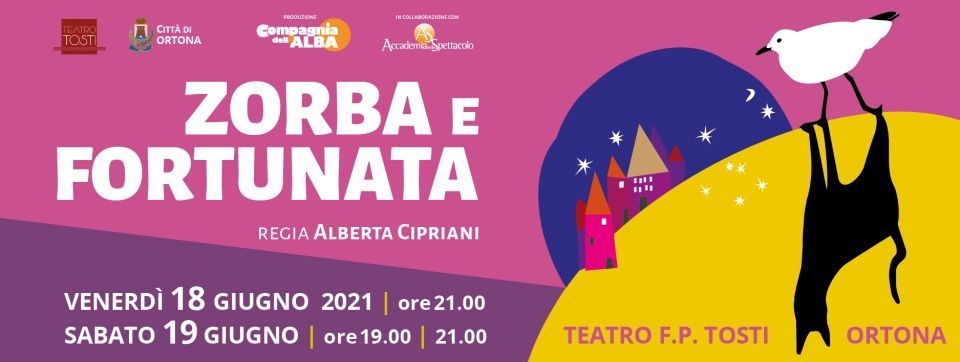 COMUNICATO STAMPA - Appuntamento al Teatro Tosti di Ortona il 18/19 giugno con la favola musicale